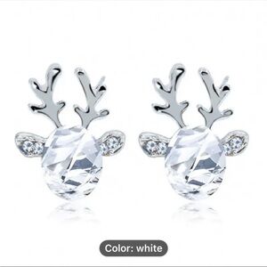 Earrings, NWT, Reindeer Studs, Super Cute